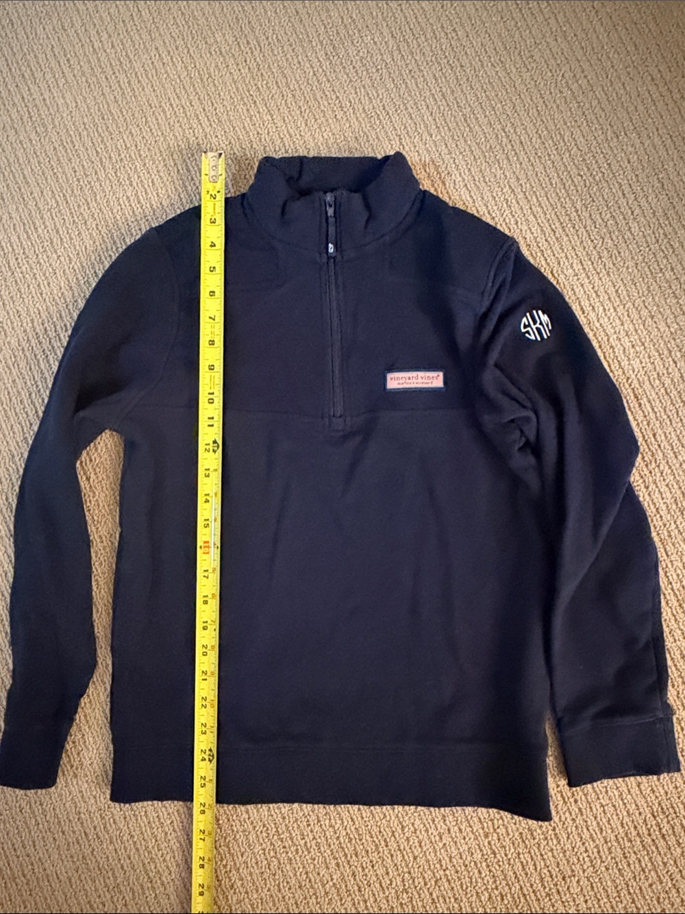 Vineyard Vines Navy Half-Zip Pullover Sweater